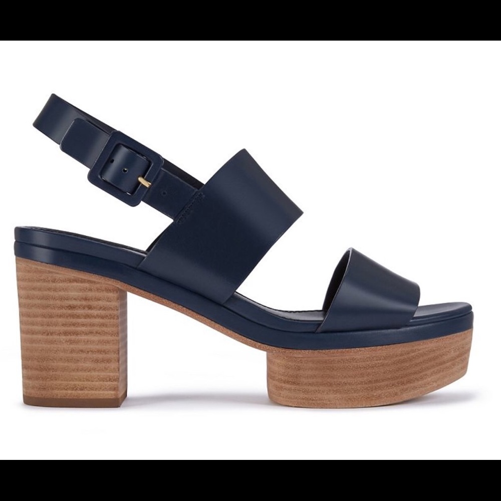Tory Burch Sandals (Navy blue) new w/o box.